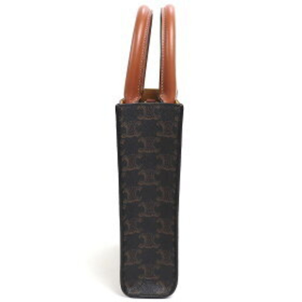 Celine Vertical Cabas Tan Triomphe Shoulder Bag Top Handle Crossbody - Picture 5 of 7